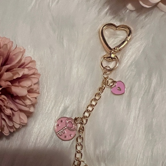 C C Style Pink Bag Charm - Picture 3 of 4